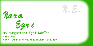 nora egri business card